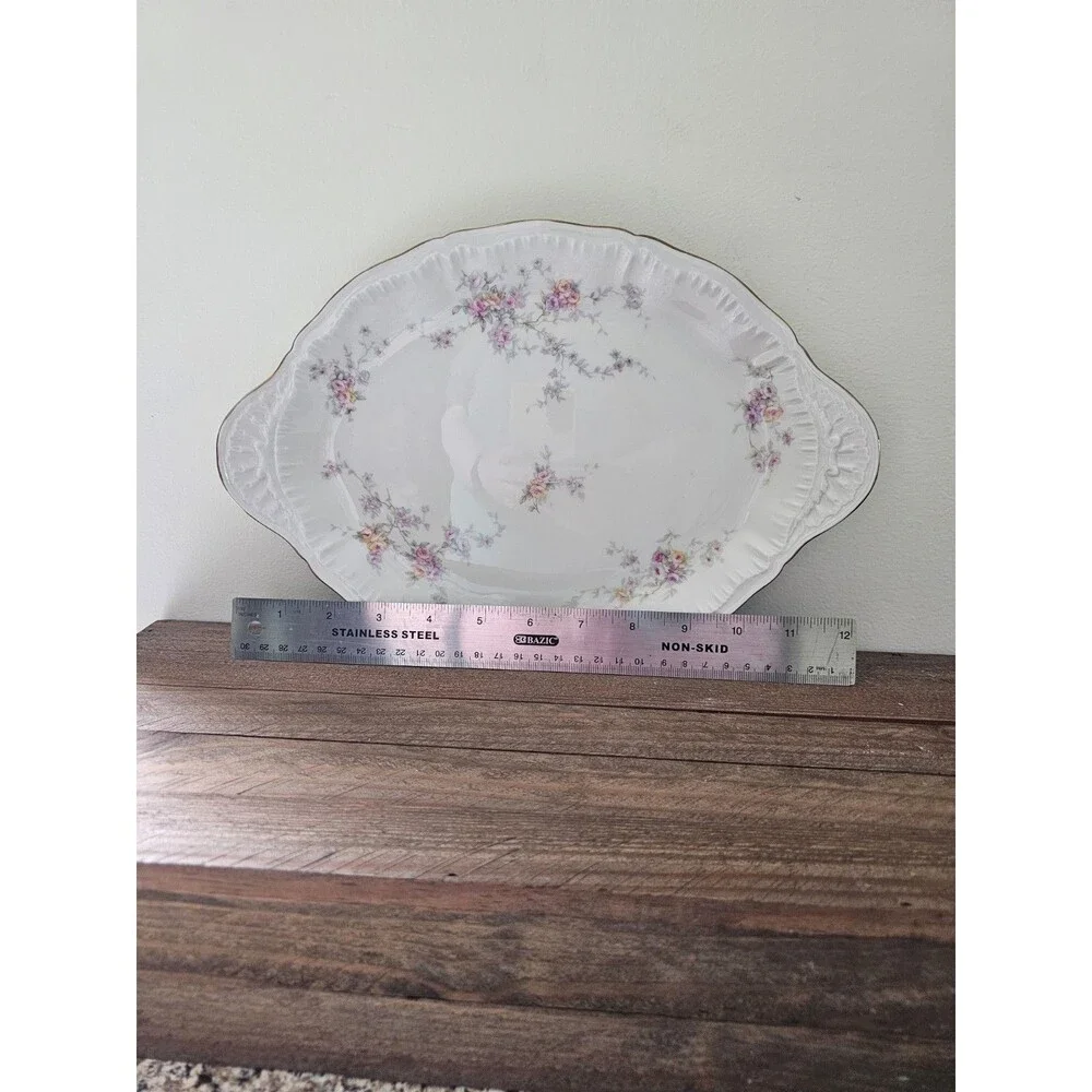 Theodore Haviland New York Oval Serving Platter Pattern Helene 12 Inches